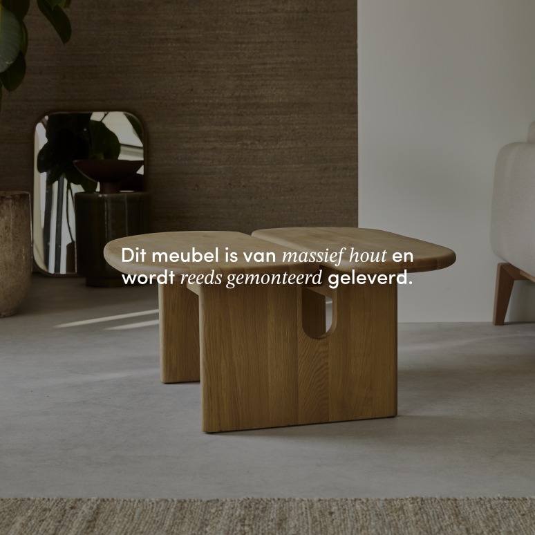 Sophia - Massief eiken salontafel