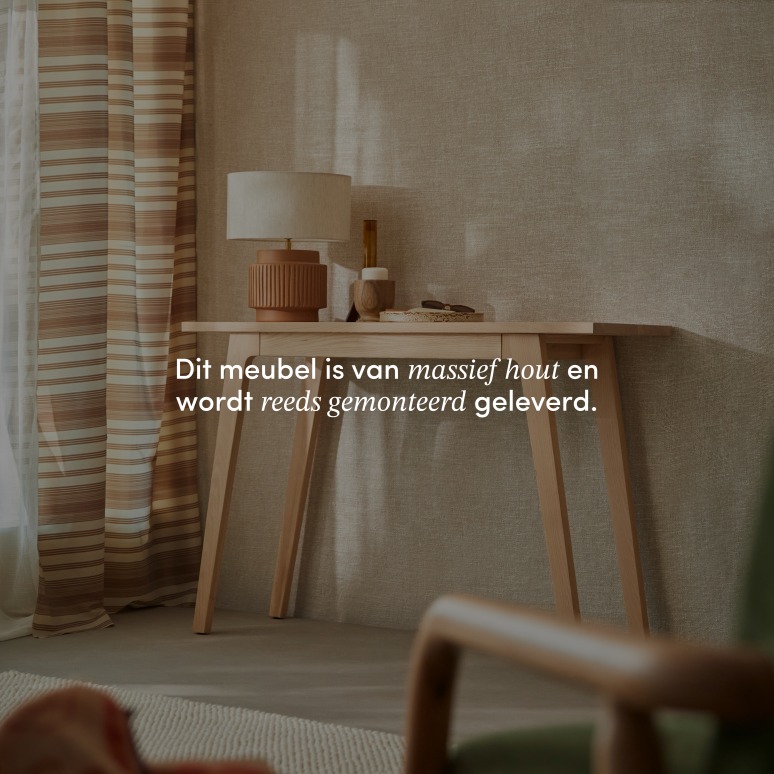 Esmée - Massief eikenhouten consoletafel