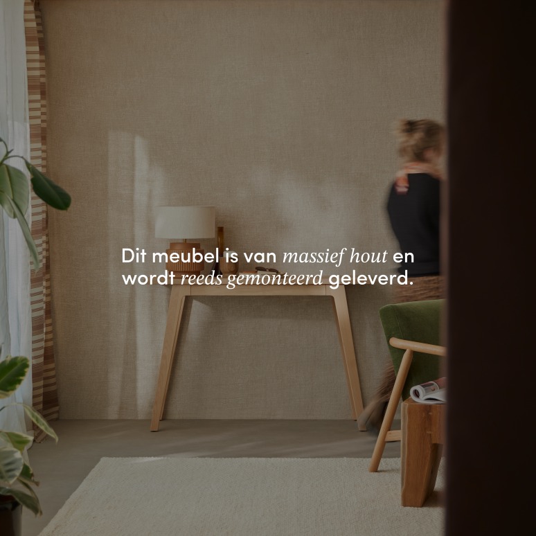 Esmée - Haltafel van massief eiken