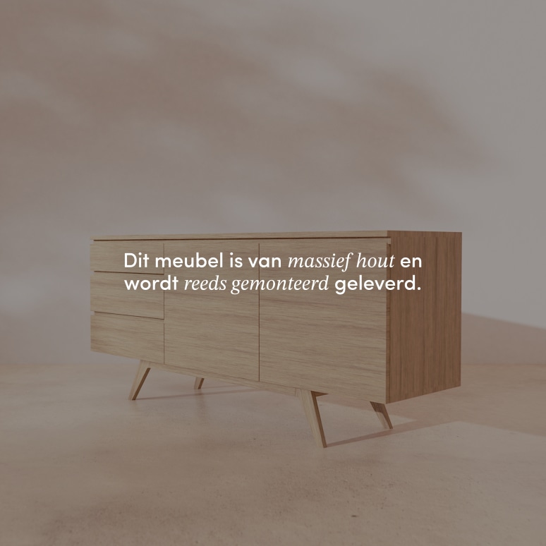 Esmée - Massief eikenhouten dressoir 180 cm