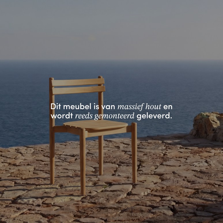 Vadim - Tuinset in massief teak 6 personen