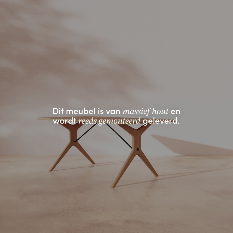 Martin - Uitschuifbare tafel in massief eikenhout 6-12 pers.