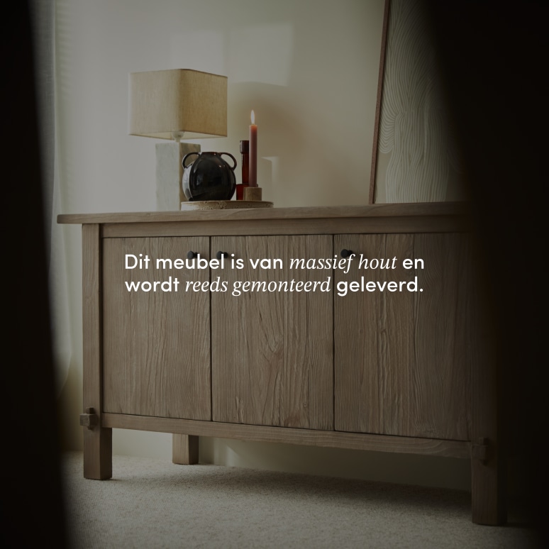 Hazel - Buffetkast van gerecycled massief grenen 150 cm