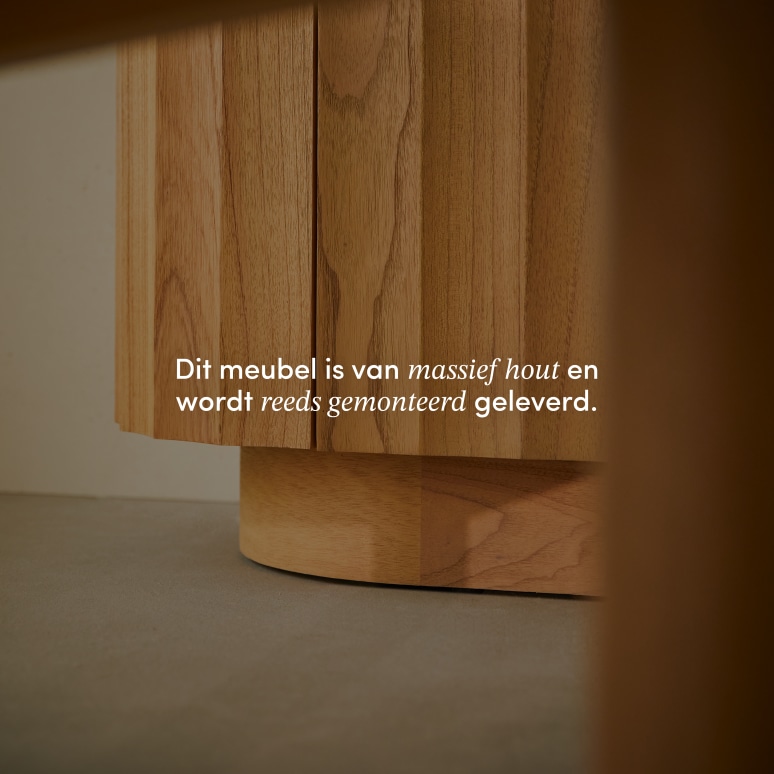 Andréa - Buffetkast van massief mindihout 150 cm