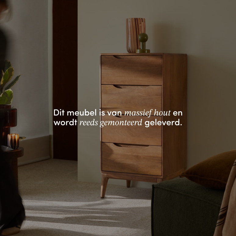 Gabrielle - Ladekast van massief mangohout