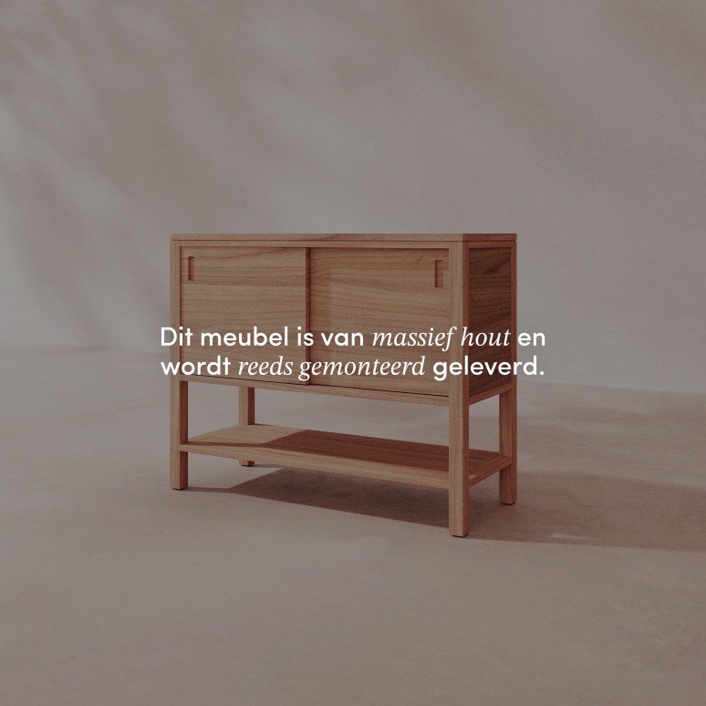 Anton - Buffetkast van massief teak 100 cm