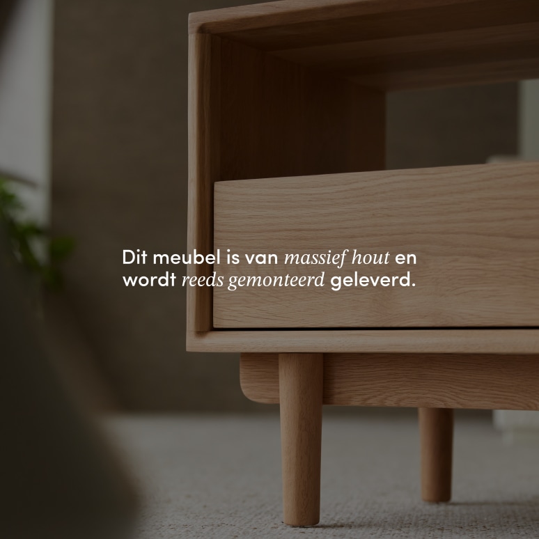 Ellie - Nachtkastje van massief eikenhout