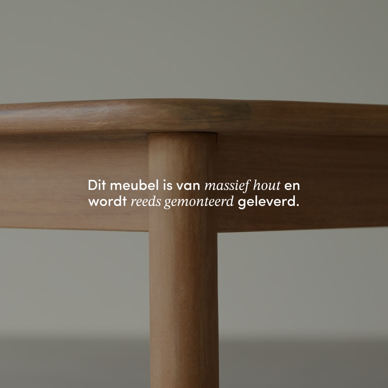Daniela - Tuinsalontafel van massief acacia