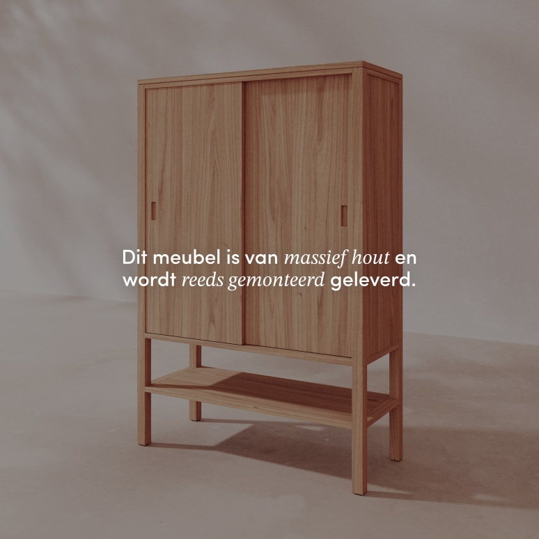 Anton - Massief teakhouten dressoir