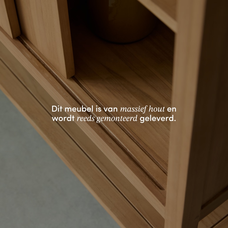 Anton - Massief teakhouten dressoir 100 cm
