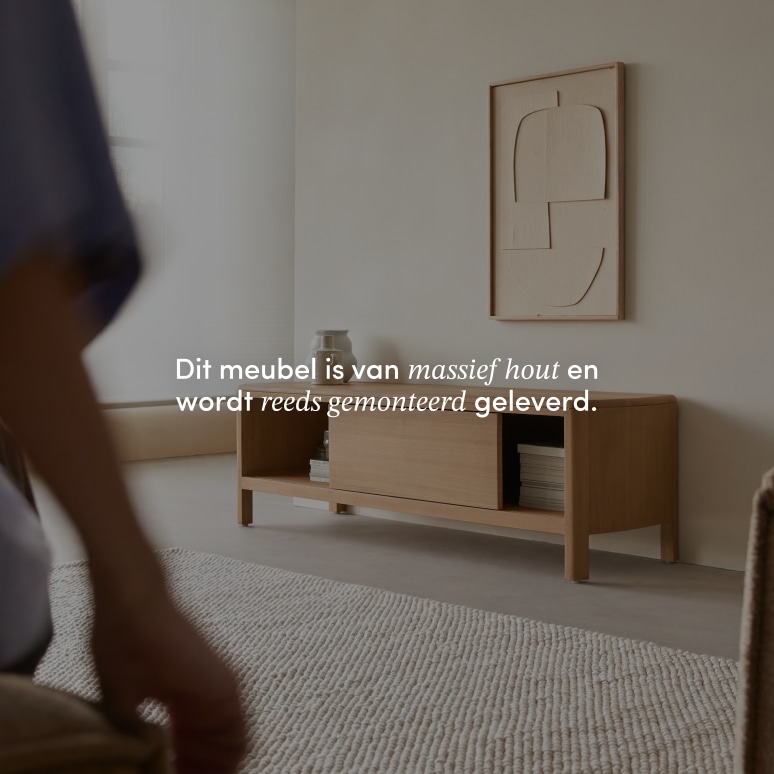Celestine - TV-meubel van mahonie massief, 130 cm