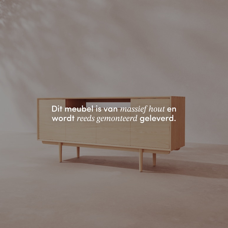 Ellie - Dressoir van massief eikenhout 180 cm