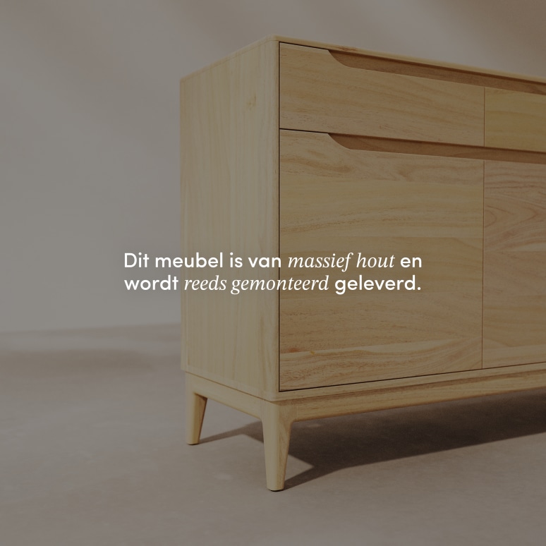 Gabrielle - Buffetkast van licht mangohout 150 cm