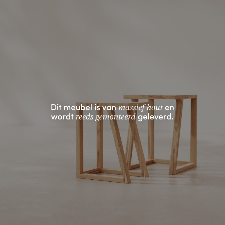Gaspard - Bijzettafel massief mangohout
