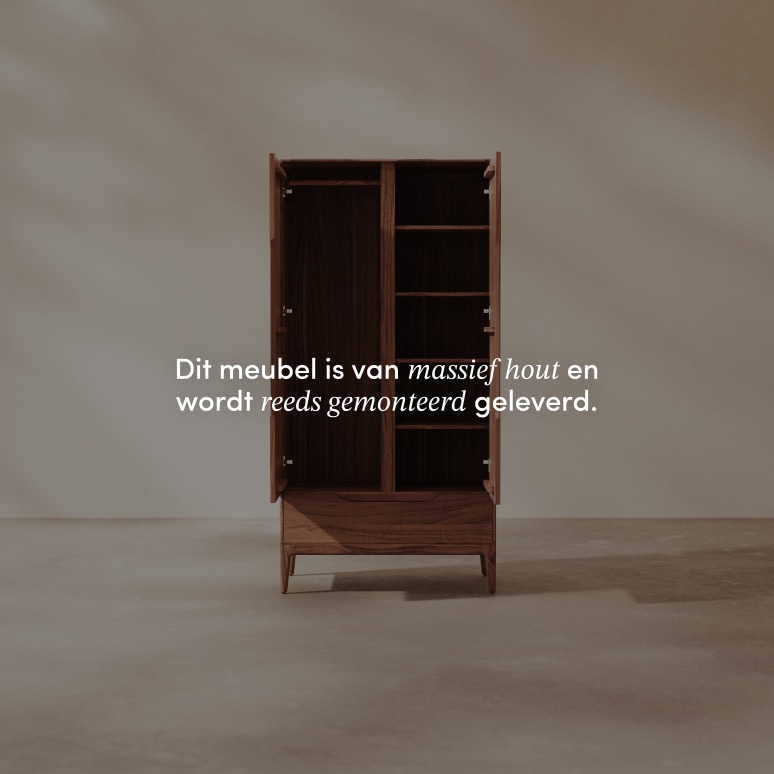 Gabrielle - Massief mangohouten kledingkast