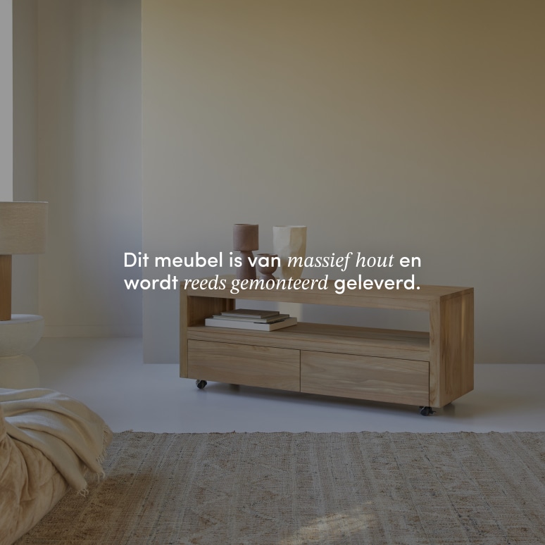 Anoa - Tv-meubel van massief teakhout 140 cm