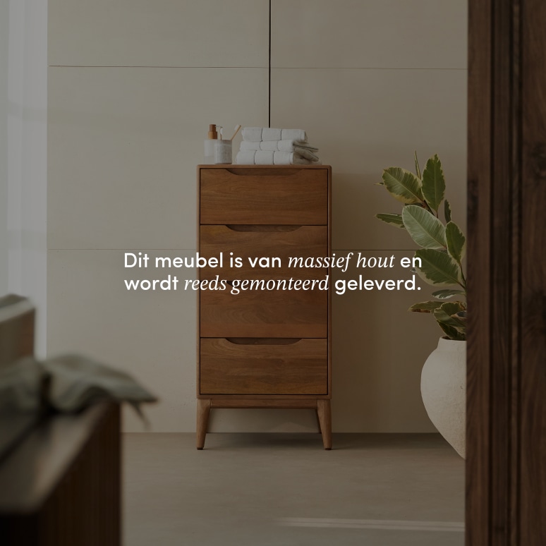 Gabrielle -  Kolomkast van massief mangohout