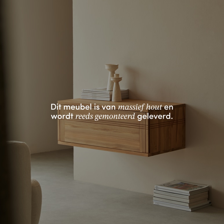 Basic - Teakhouten TV-meubel 80 cm