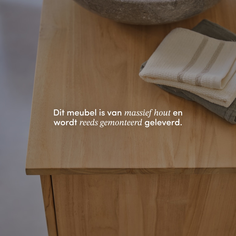 Soho - Massief teakhouten badmeubel 165 cm