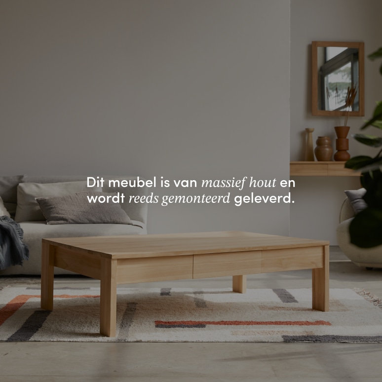 Eden - Massief teakhouten salontafel