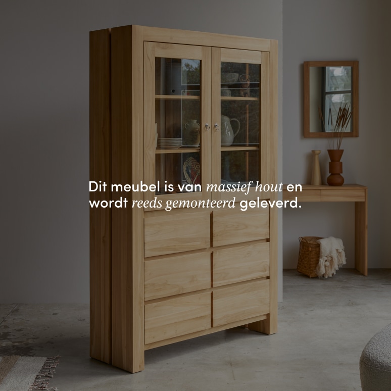 Eden - Massief teakhouten servieskast
