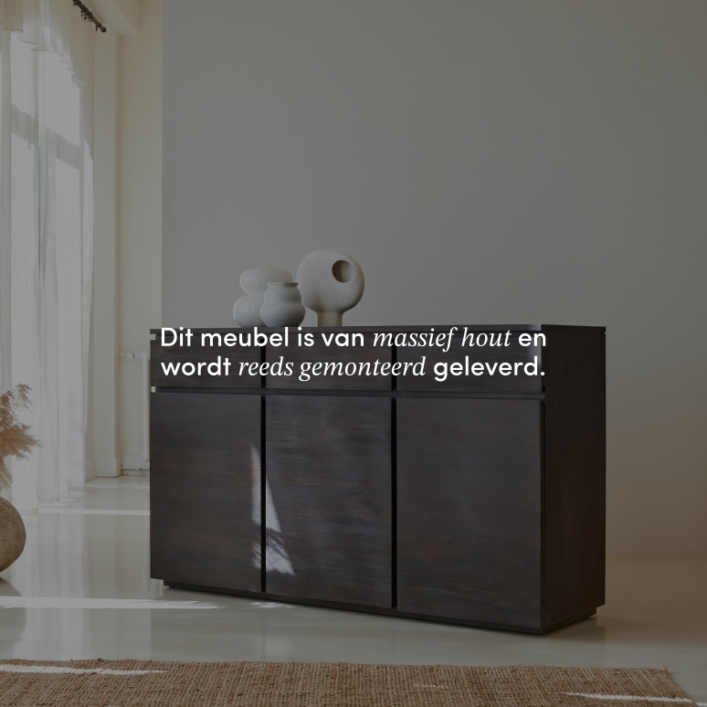 Eva - Massief mahoniehouten buffet 150 cm