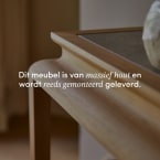 Achille - Consoletafel van massief teak 120 cm