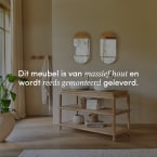 Achille - Wastafelmeubel van massief teak 135 cm