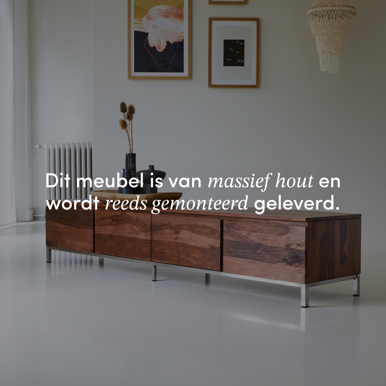 Nova - Tv-meubel van massief palissander 205 cm