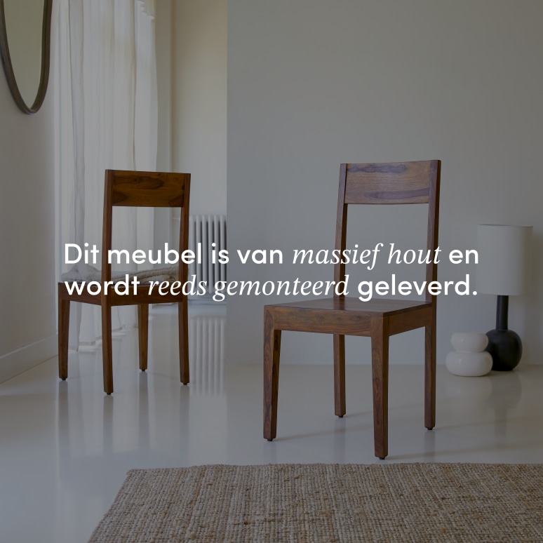 Mezzo - Stoel van massief palissander