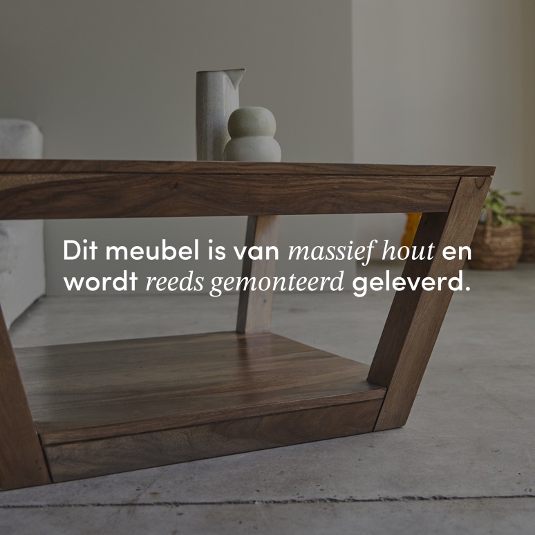 Villa - Massief palissander salontafel