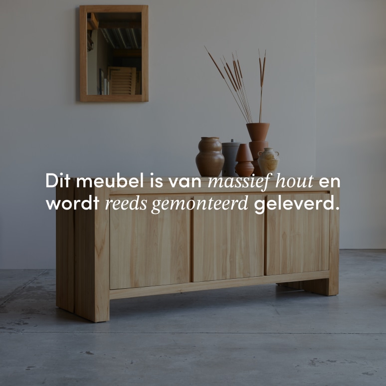 Eden - Massief teakhouten buffet 160 cm