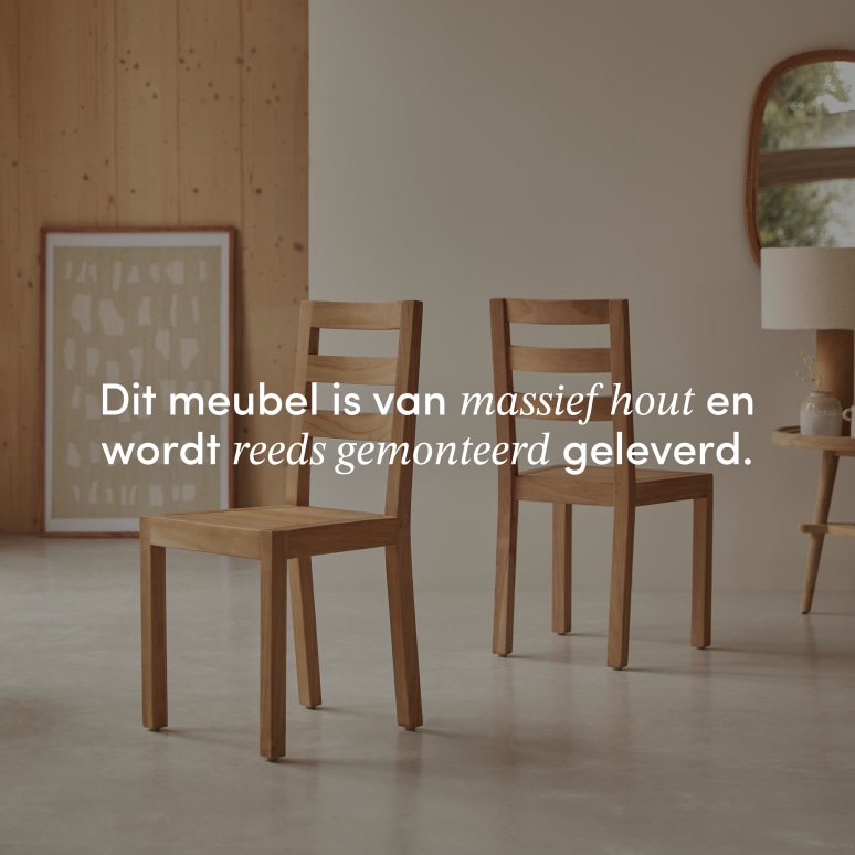 Alto - Massief teakhouten stoel