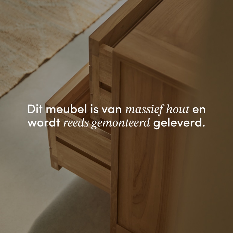 Minimalys - Kindercommode van massief teakhout