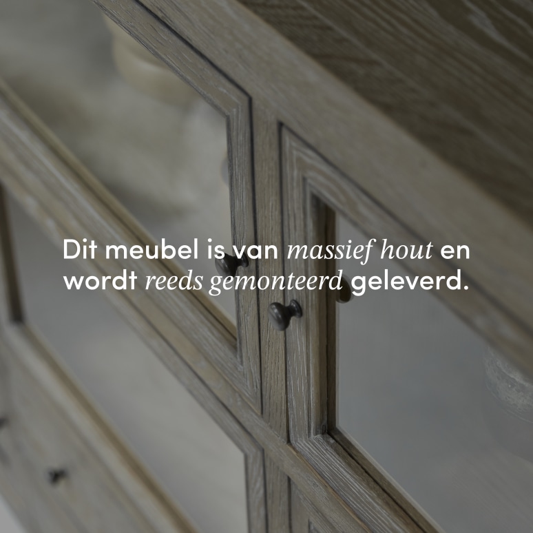 Pablo - Buffetkast van eikenhout 220 cm