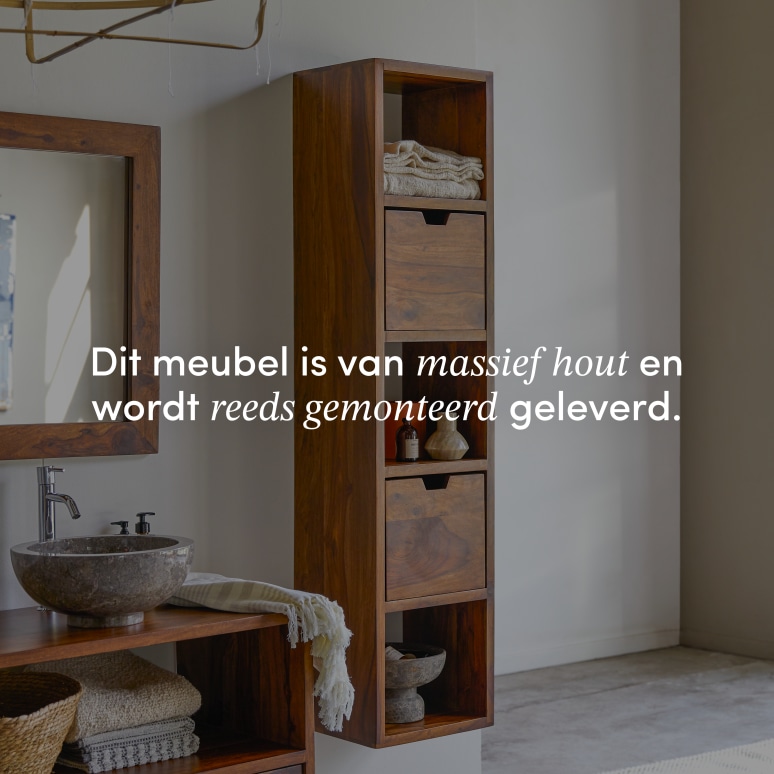 Kwarto - Massief palissander kolomkast