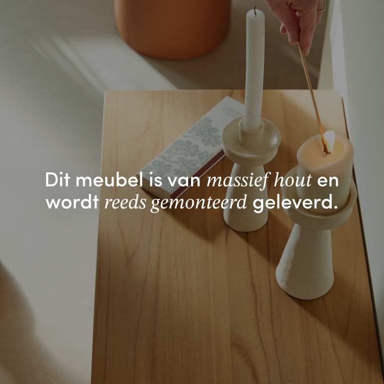 Basil - Massief teakhouten tv-meubel 140 cm