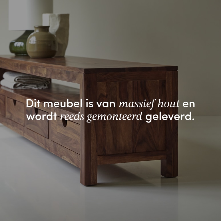 Oliver - Massief palissander tv-meubel 200 cm