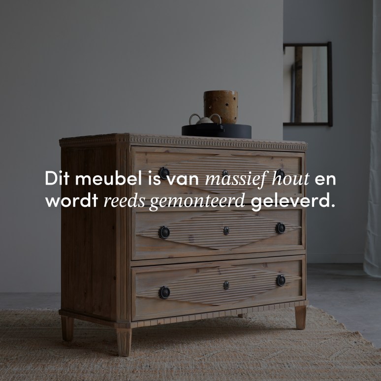 Emily - Grenen ladekast