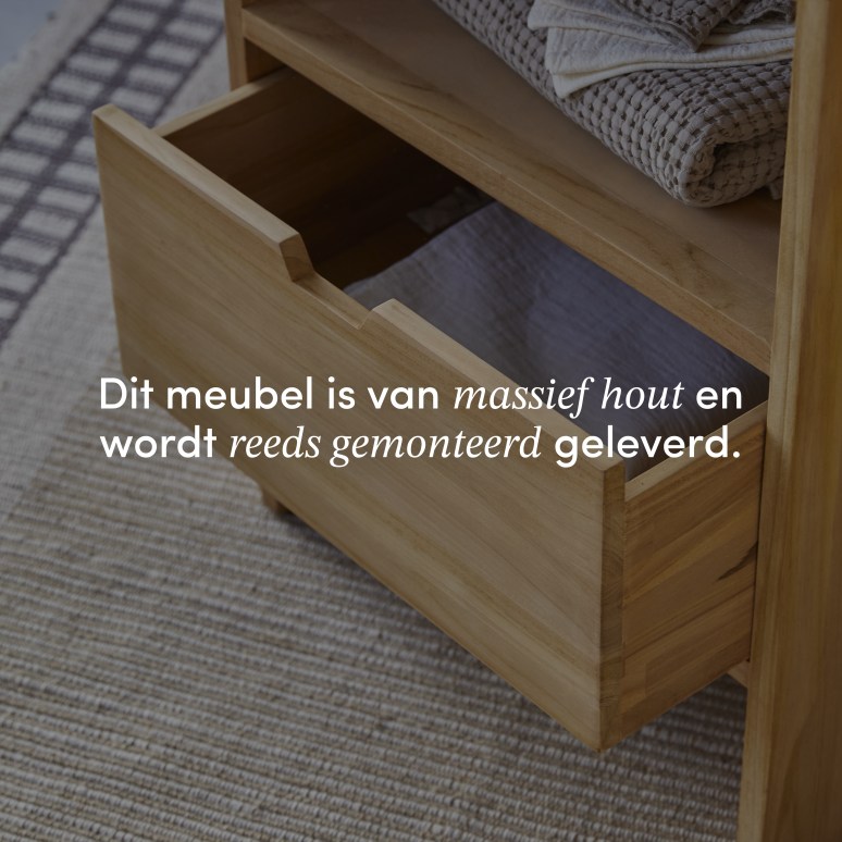 Kwarto - Massief teakhouten badmeubel 60 cm