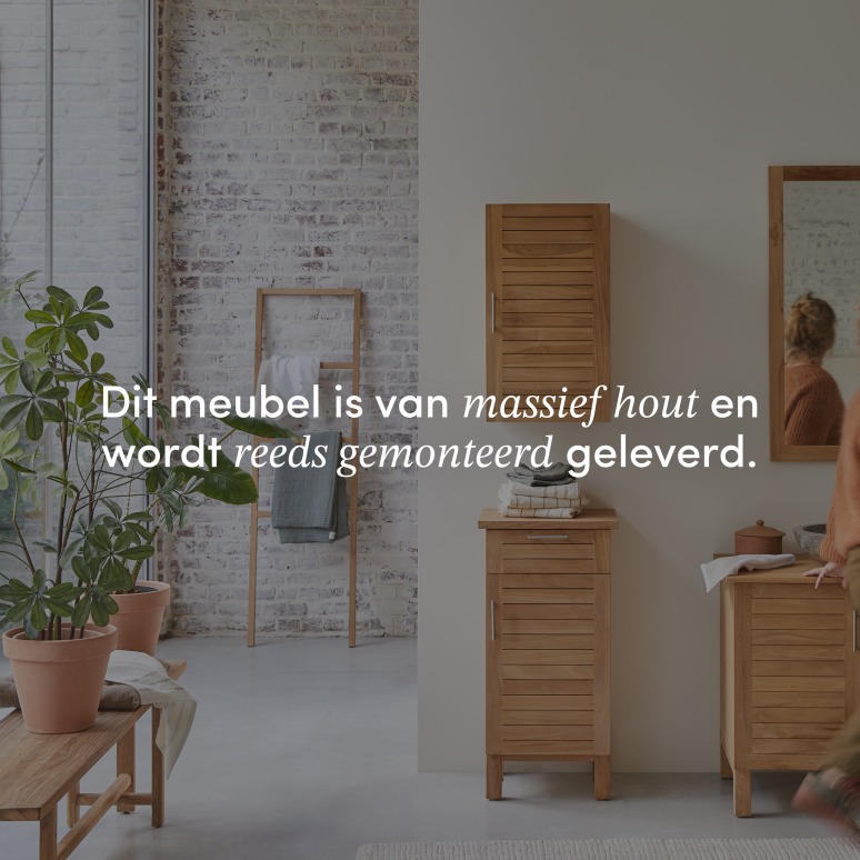 Soho - Massief teakhouten onderkast