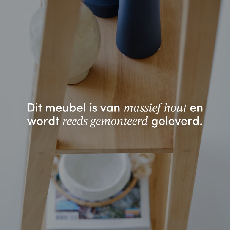 Bahya - Massief teakhouten boekenkast