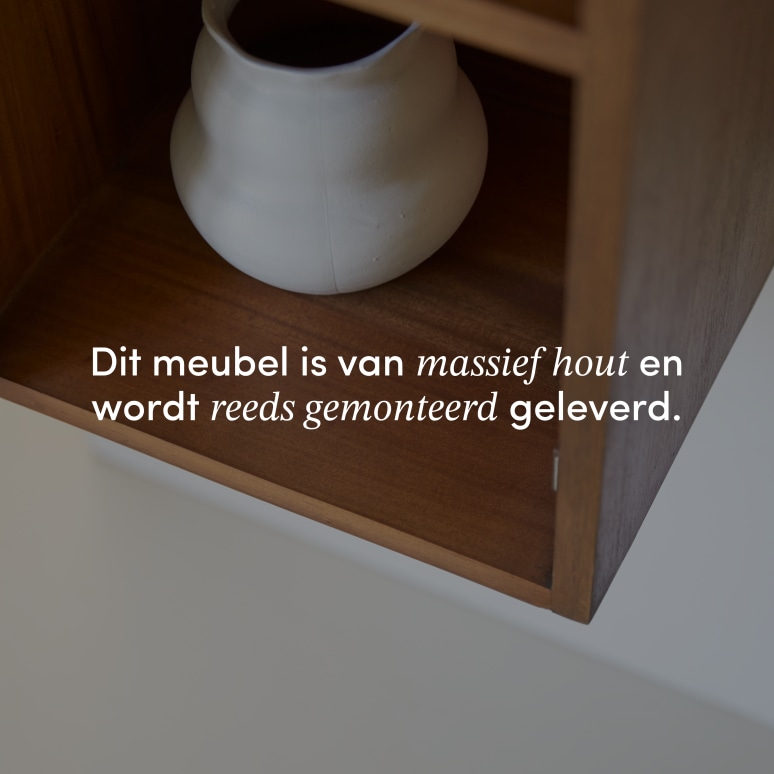 Loggia - Kolomkast van massief acaciahout