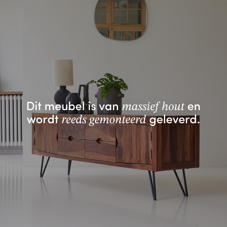 Bonnie - Massief palissander tv-meubel 180 cm