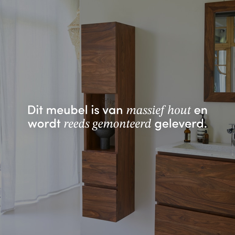 Nova - Kolomkast van massief palissander