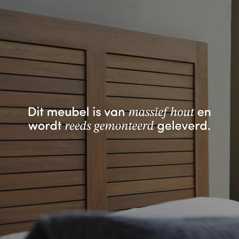 Loggia - Hoofdbord van massief acaciahout 160 cm