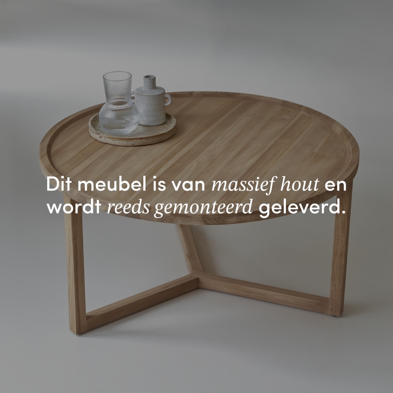 Ana - Massief teakhouten salontafel