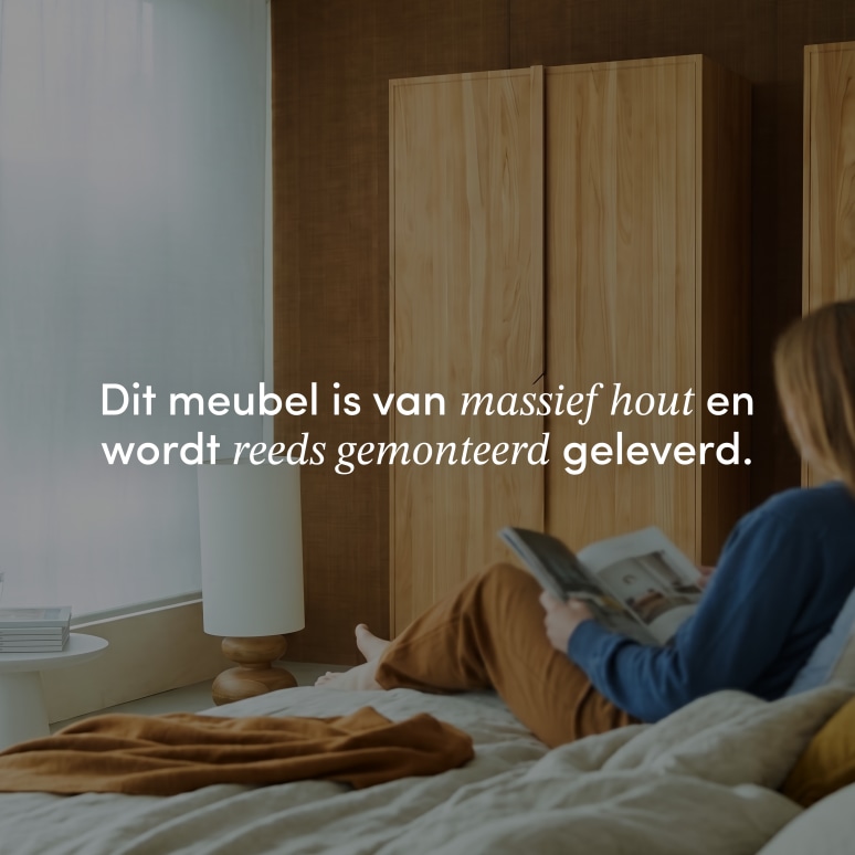 Greta - Kinderkast van massief teakhout