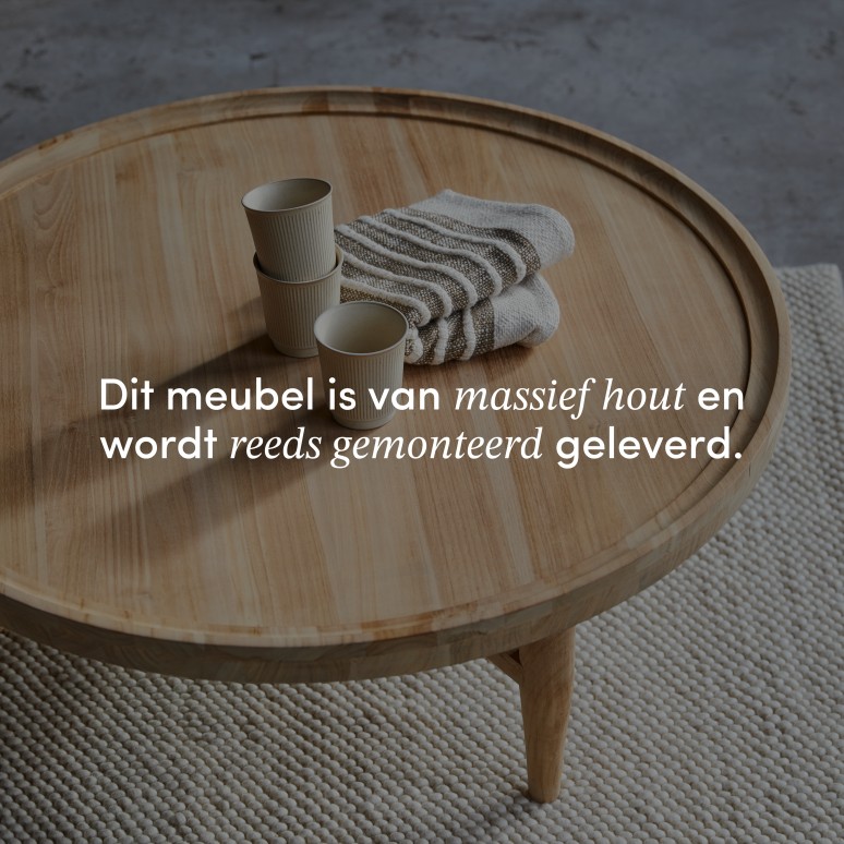 Milla - Massief teakhouten salontafel