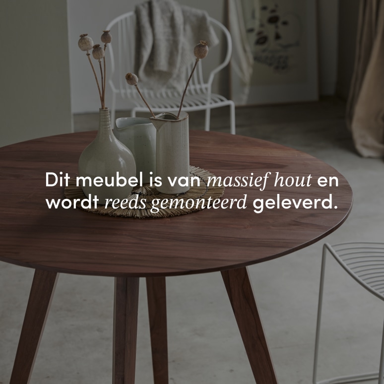 Eliana - Tafel van massief palissander voor 5 personen